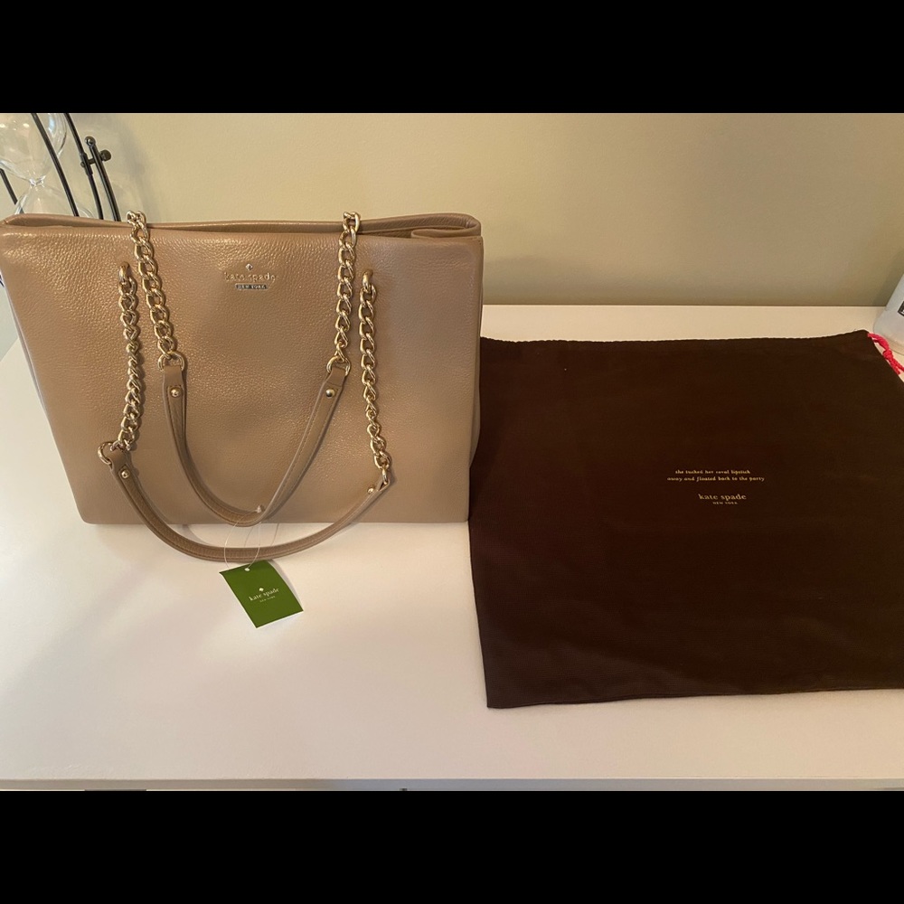 Designer tote bag Kate spade with chain strap